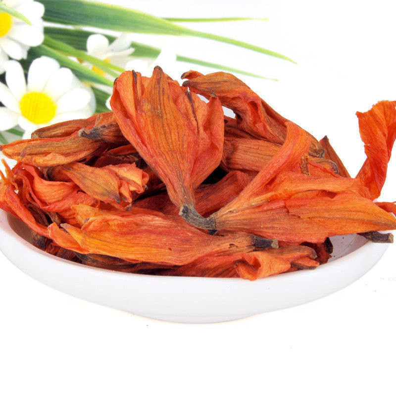 甘肃百合花茶50g 天然优质百合花茶干花批发50克花草茶