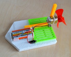 电动船模型 海运大亨diy科技小制作 比竞赛泡沫