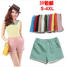 女<em>胖子短裤</em>大号<em>短裤</em>夏女热裤女夏糖果色大码短