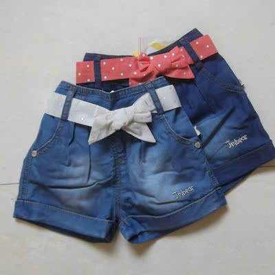 童装2016夏季上新 杰米熊童裤 儿童薄裤子 女童