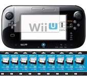 WIIU屏幕保护 配件 买2送1 wii 高清 game 贴膜 pad保护膜
