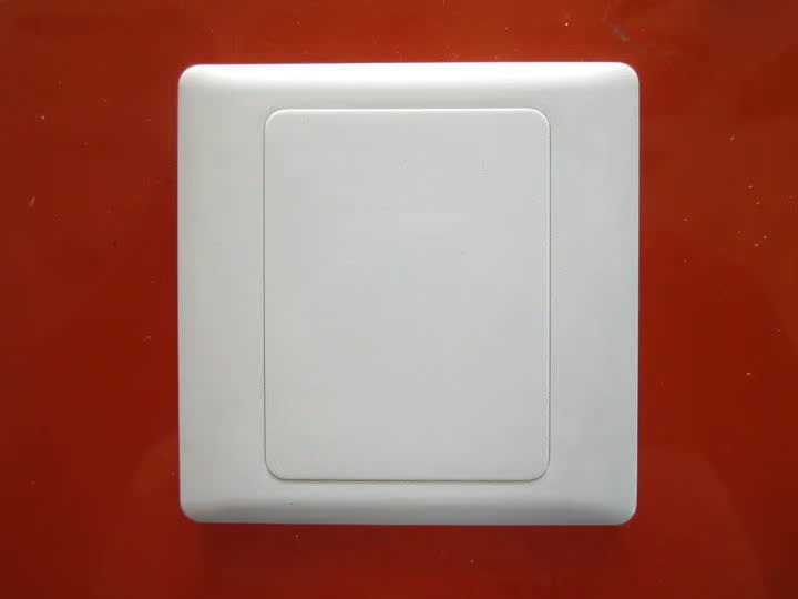 空白86型开关面板 乳白色工程系列 墙壁开关 底盒盖板