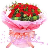 33朵红色康乃馨母亲节女人节鲜花昆山花店昆山鲜花特价