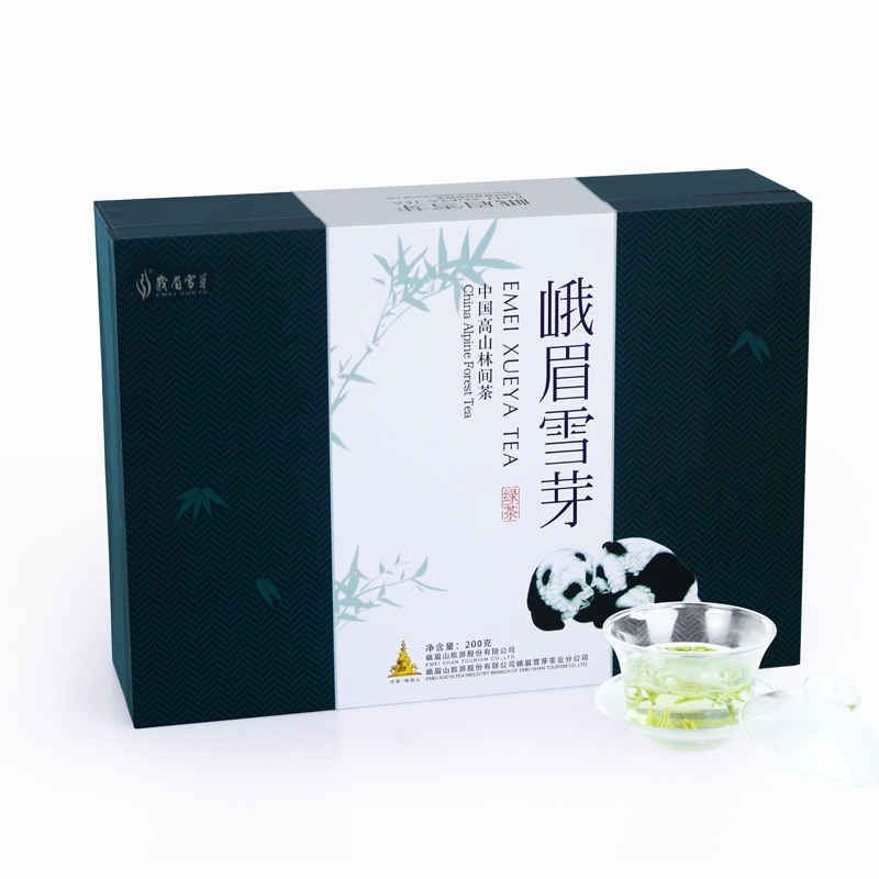 2016春茶峨眉雪芽高山珍稀绿茶200g特级明前雀舌四川特产茶叶礼盒