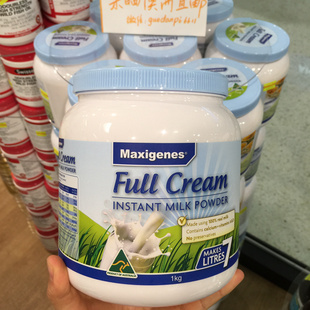 maxigenes蓝胖子美可卓高钙全脂成人奶粉补钙1kg