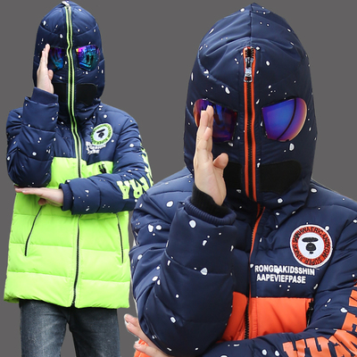 8男童装9中大童2016款冬装10儿童11男孩棉衣