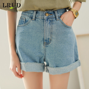 韩版学生牛仔短裤