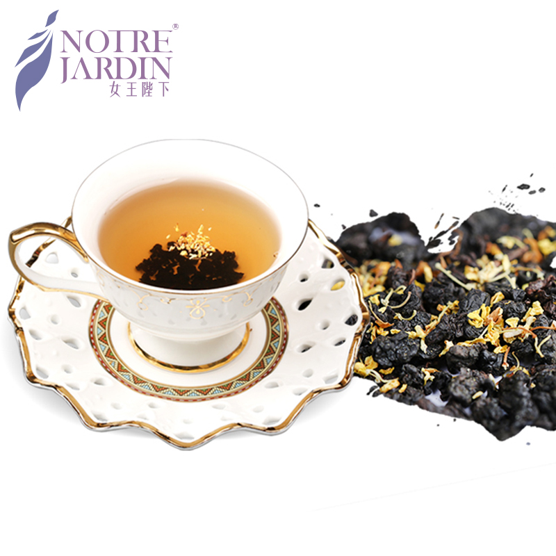 notrejardin/女王陛下 清香桂花乌龙茶75g黑乌龙新茶叶散装 邂逅