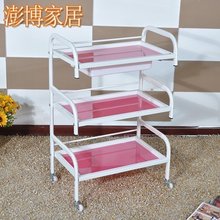 美容推车美容院纹绣美容美甲美发医用厨房工车小推车置物架特价