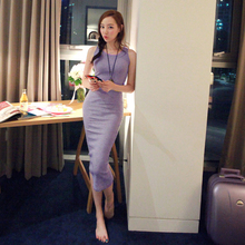 <em>2015夏</em>新款欧美风莫代尔长裙<em>韩版</em>女士连衣裙