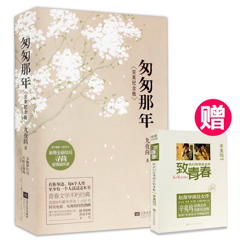 正版包邮 匆匆那年完美纪念版 九夜茴 方茴的爱情故事 新增全新结局 继花开半夏后力作电视剧电影同名小说 经典青春文学 畅销书籍