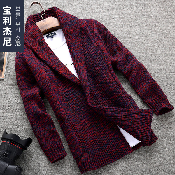 正品男<em>针织</em>衫 男中<em>长款</em> <em>加厚</em> 毛衣<em>男士</em> 毛衣开衫