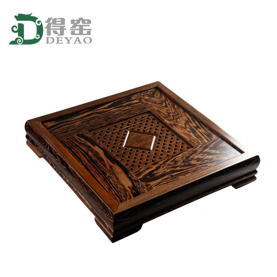 实木茶海鸡翅木黑檀功夫茶具茶盘抽屉式托盘茶台茶盘 檀木