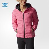 喜悦粉 AB2859 棉服 阿迪达斯 女子 三叶草 adidas