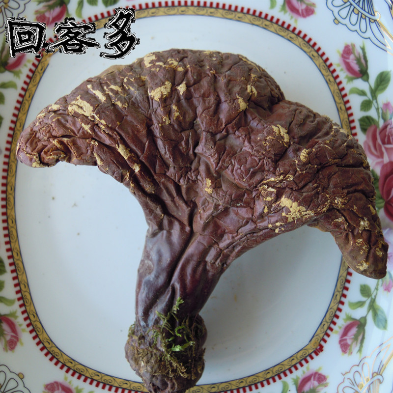 【回客多】长白山野生灵芝 紫芝 东北特产 林下芝 每份50克