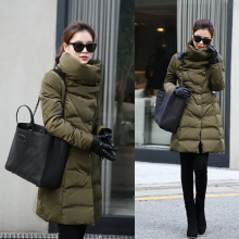 <em>2015冬季新款女装</em>羽绒<em>棉服</em> 韩版女士修身中长