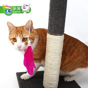 吊床 多省包邮 带吊床酒红色猫爬架宠物猫咪用品 宠物猫咪玩具猫跳台