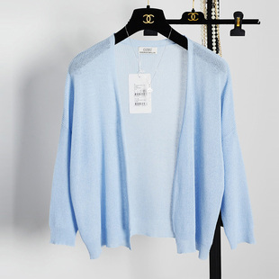 OZRU2015夏季文艺范<em>针织衫</em>女式<em>开衫</em>金丝线短