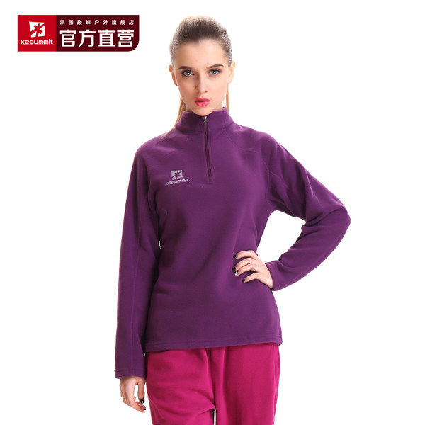 K2summit/凯图巅峰 女款雅煦套头抓绒衣 超细抓绒保暖防静电卫衣