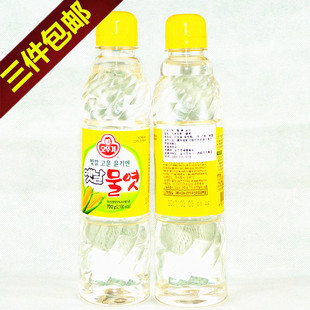 不倒翁 泡菜调料烘焙牛轧糖原料水怡糖浆 2瓶包邮韩国进口不倒翁糖稀