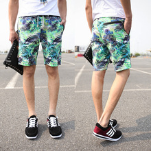 夏天民族风亚麻<em>短裤男士加肥</em>加大码棉麻五分裤