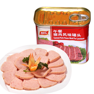 进口俄罗斯牛肉罐头户外午餐肉 罐头食品天然