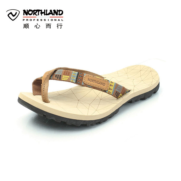 诺诗兰NORTHLAND春夏户外女式沙滩鞋耐穿真皮防滑鞋FS042203