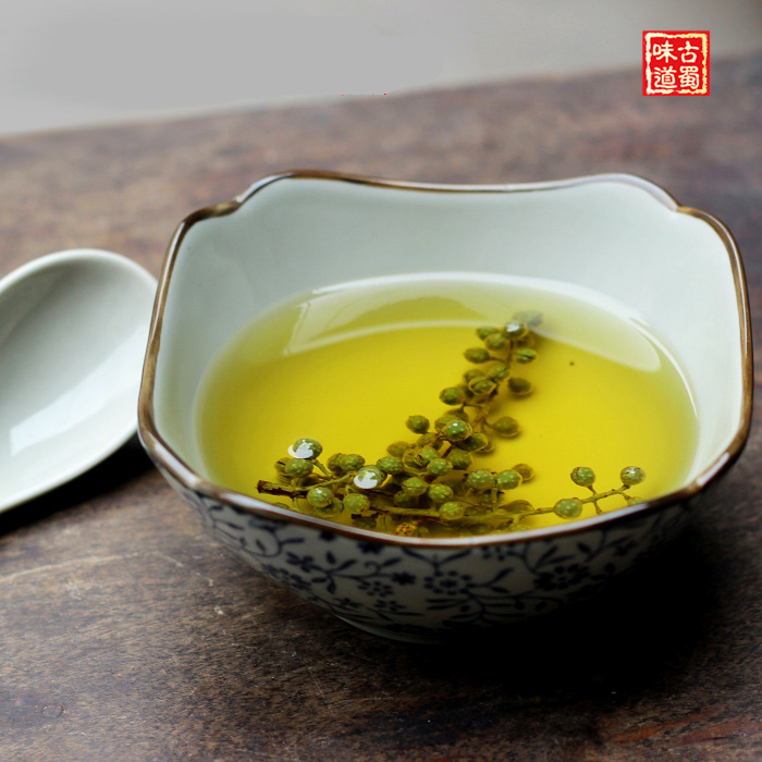 四川新鲜青花椒油 麻椒油 特麻藤椒油麻油拌菜凉拌必备100g小瓶装