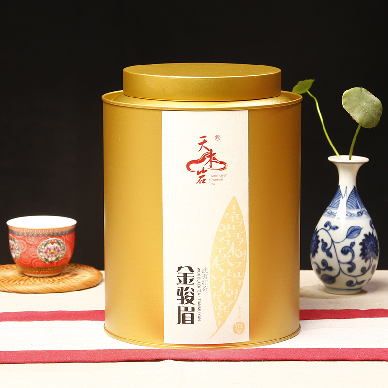 金骏眉 红茶 500g 蜜香金骏眉武夷山桐木关 礼盒罐装散装高端红茶
