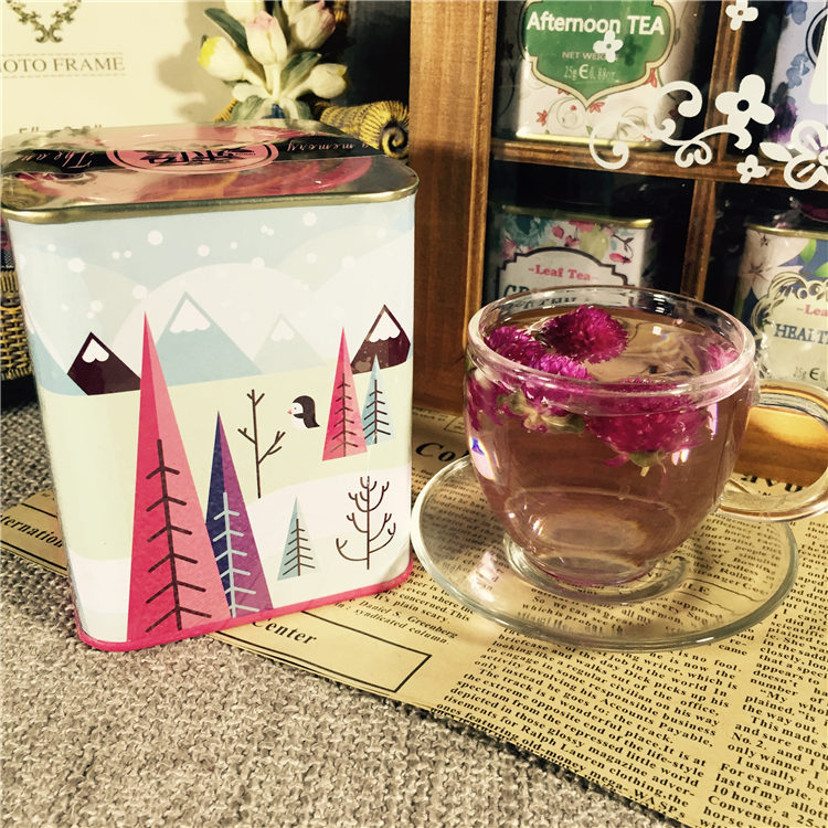 天然特级千日红花茶搭配玫瑰茉莉花草茶有红巧梅特级礼盒养生茶叶