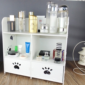 2016新款家居创意化妆品桌面收纳柜厨房卫生