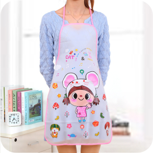 家居可爱卡通防水公主围裙