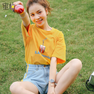 宽松短袖t恤女