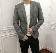 商务休闲小西装 外套男潮 男士 50%羊毛 立体裁剪 修身 冬子推荐