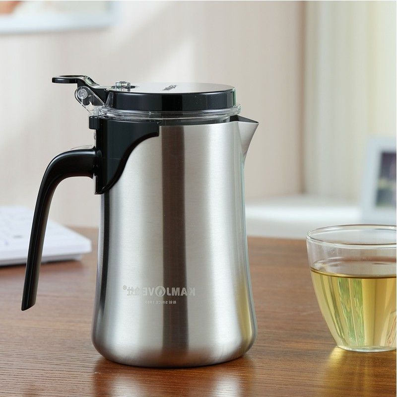 KAMJOVE/金灶不锈钢飘逸杯办公花茶泡茶壶茶具过滤冲泡器茶道杯