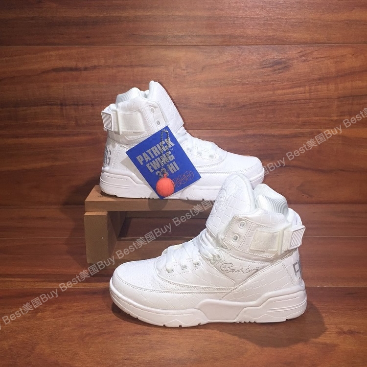 ewing athletics 33 hi 高帮 防水 全白 篮球鞋 男鞋 权志龙