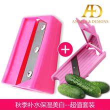削黄瓜美容卷笔刀器化妆美容工具神器卷笔刀 美容黄瓜面膜切片器