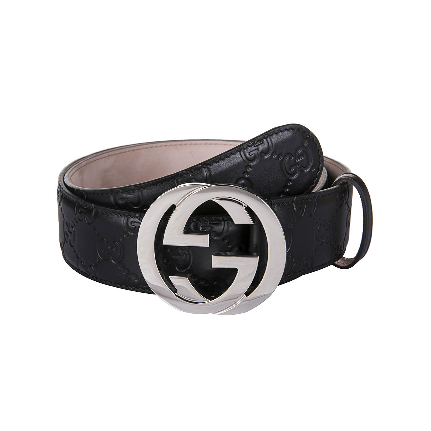gucci/古奇 2016男士皮带头层牛皮古驰新款双g腰带酷奇正品411924