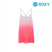 沙滩度假搭配比基尼上衣 ROXY 渐变罩衫 蕾丝吊带背心 夏装