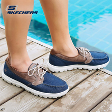 帆布豆豆男鞋 53625 舒适休闲鞋 帆船鞋 skechers斯凯奇2017新款