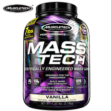 健身复合乳清蛋白粉 TECH MASS 肌肉科技增健肌粉7磅 Muscletech