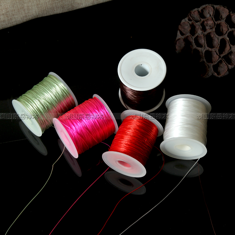 正品[串珠线]串珠线打结评测 彩线串珠法图片