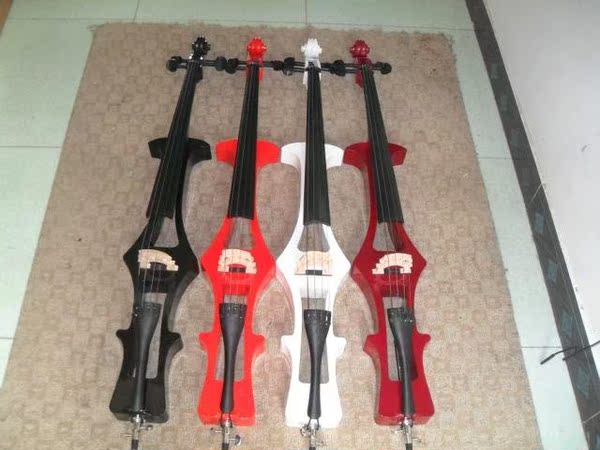 热销大提琴 拾音器电子大提琴 演奏级 费白色 可