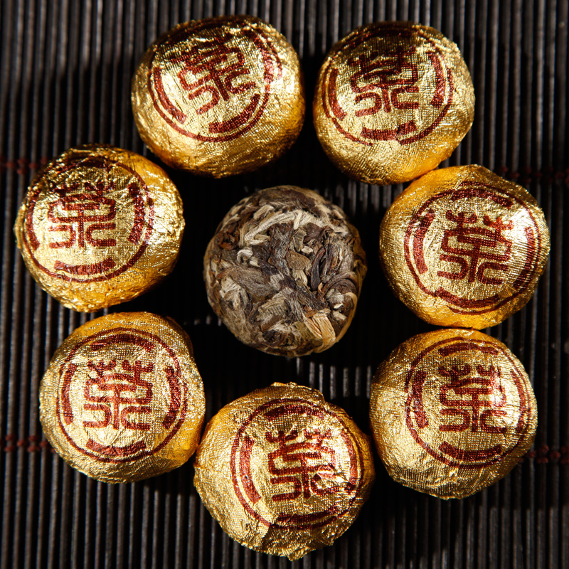 尚轩 买3送1 野生白牡丹 白茶茶球 白茶龙珠 特级茶叶 福鼎老白茶