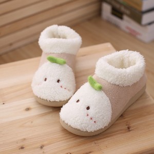 可爱加厚卡通全包跟棉拖鞋