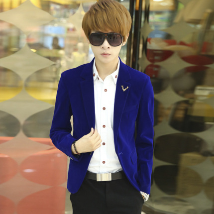 [天猫]2015新款null<em>男士</em>休闲<em>西服外套修身型</em>男
