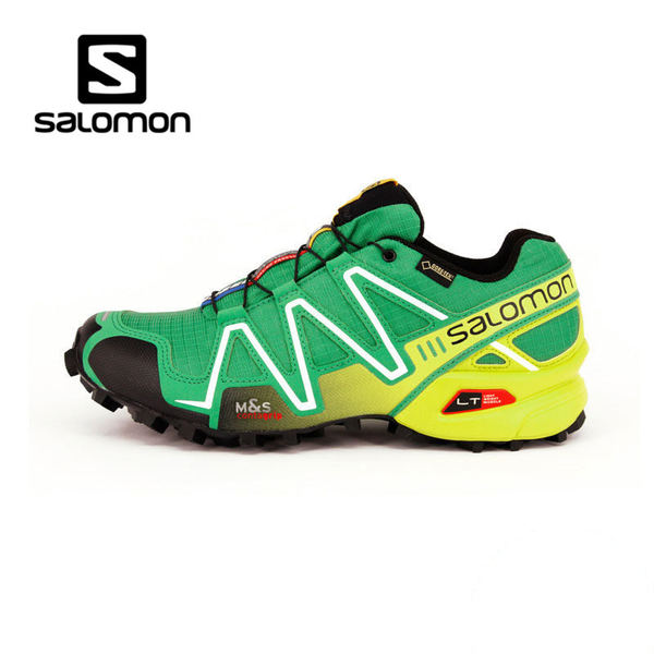 Salomon 萨洛蒙男款户外越野跑鞋 防水透气 SPEEDCROSS 3 GTX