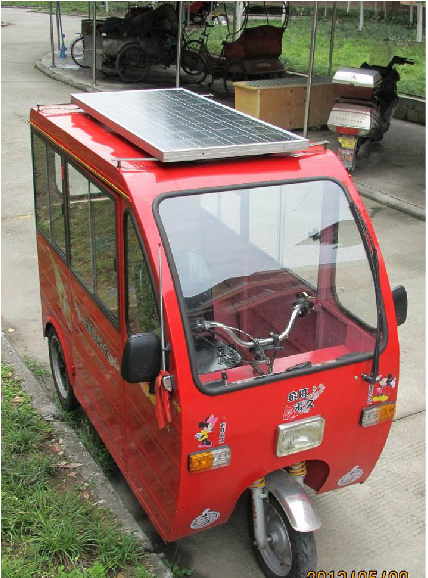 热销太阳能电池 光伏48伏电动车电动三轮车太