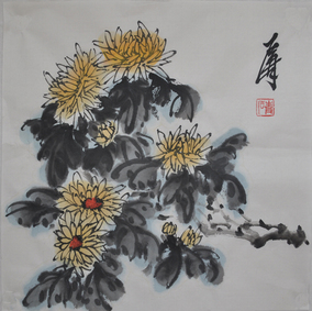 国画兰花纯手绘梅兰竹菊水墨画四君子书画作品画芯无款字画定制