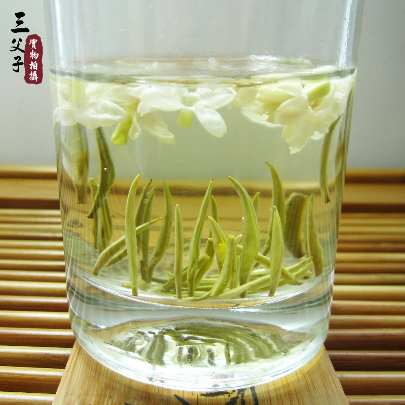 四川峨眉山三父子金针兰雪2016年新茶特级浓香茉莉花茶叶100g